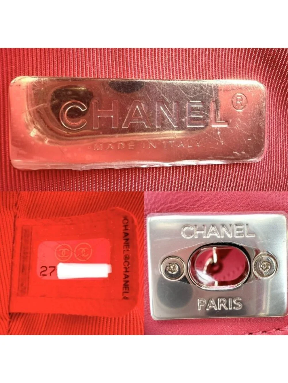 Chanel 2-Way Quilted Handbag Chain Shoulder Bag Crossbody CC Logo Leather